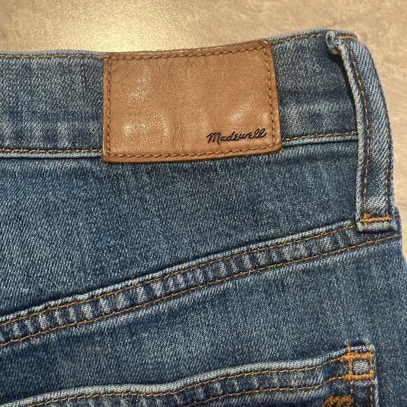 Madewell The Perfect Vintage Crop Jean Women's Size 26 Blue Buttons Fly GUC - Picture 7 of 8